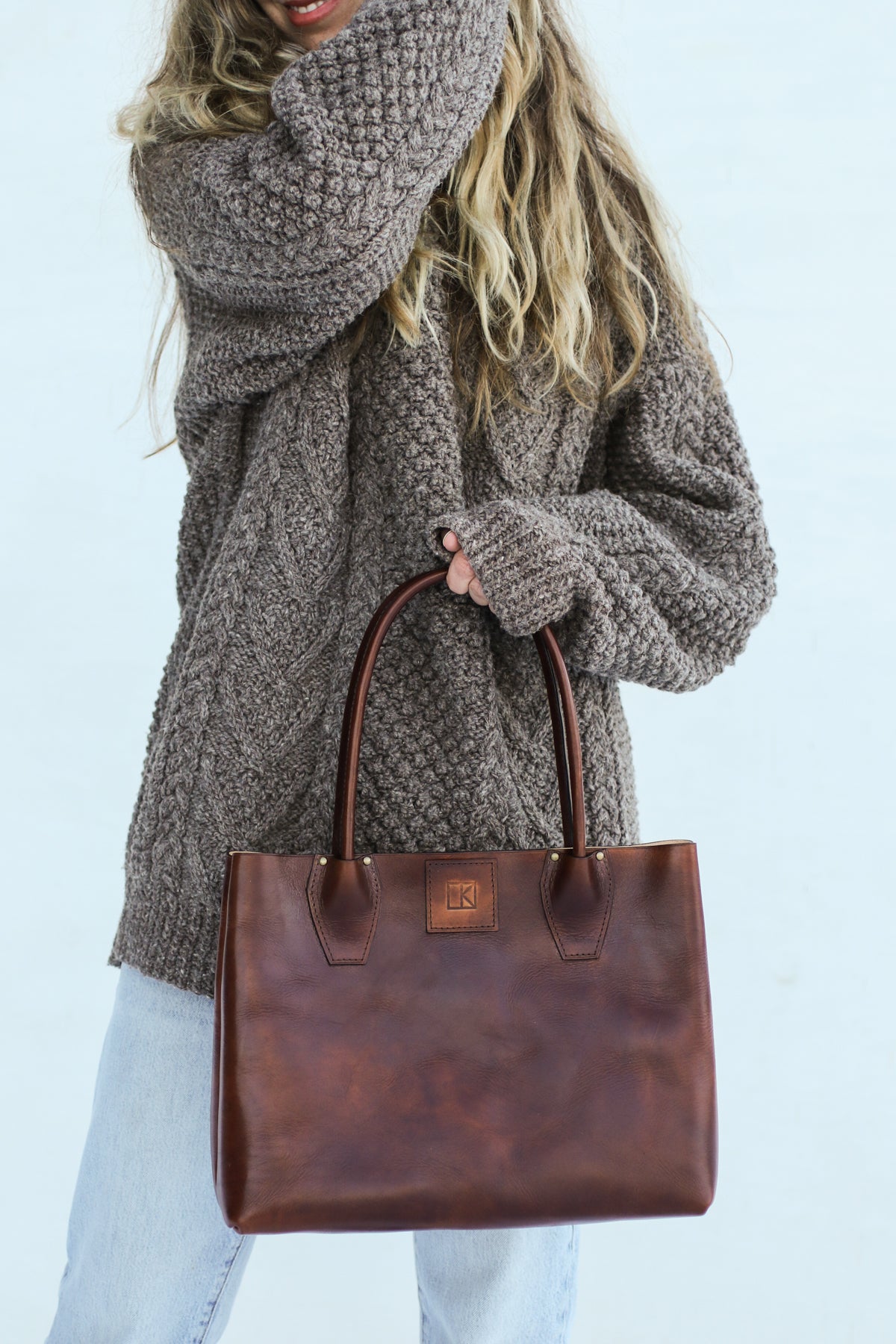 dark-brown-Italian-leather-tote