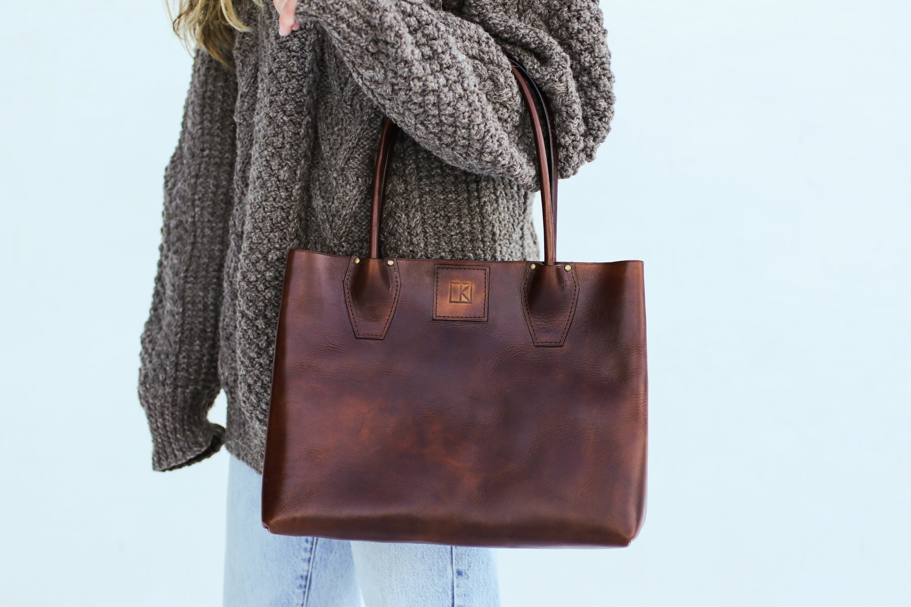 dark-brown-Italian-leather-tote