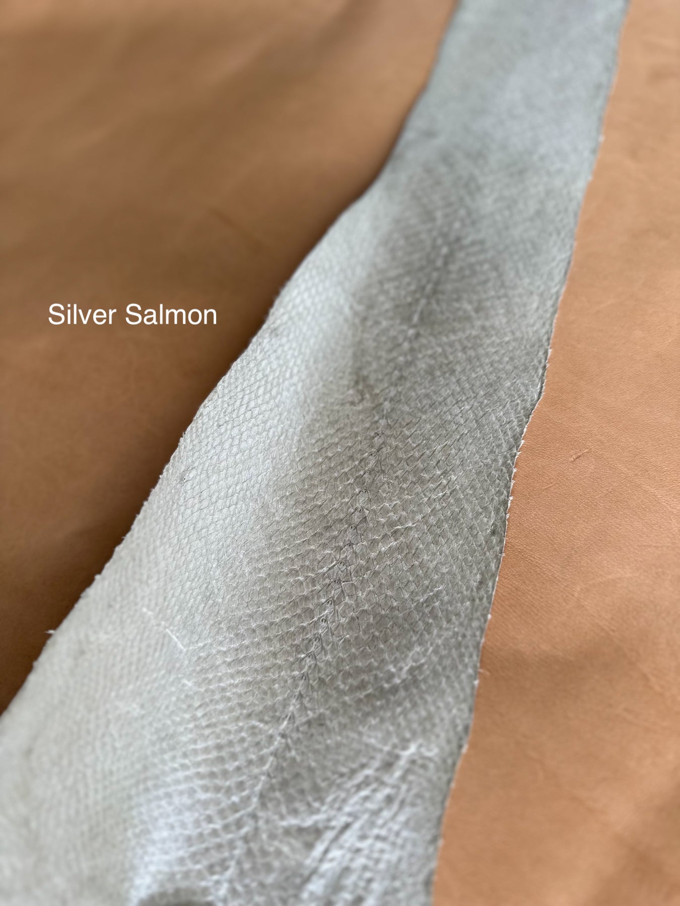 silver salmon clutch