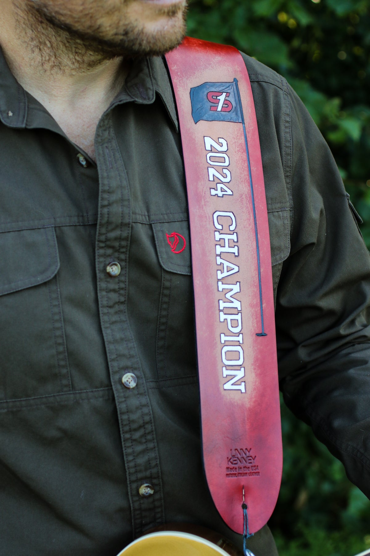 Custom Golf Champion Guitar Strap RESERVED for Mike Hammontree