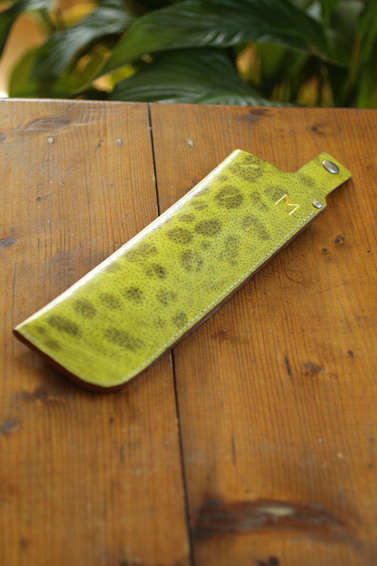 fish leather knife sheath